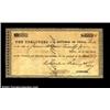 Image 1 : Columbia, TX - Republic of Texas Treasury Warrant $24.00 Feb. 25, 1837 Cr. C5 Medlar 5Crisp Very Fin