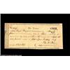 Image 1 : Columbia, TX - Republic of Texas Treasury Warrant $24.00 Oct. 8, 1836 Cr. C2 Medlar 11Similar to the
