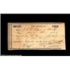 Image 1 : Columbia, TX - Republic of Texas Treasury Warrant $24.00 Dec. 31, 1836 Cr. C2 Medlar 12Differing fro