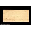 Image 2 : Columbia, TX - Republic of Texas Treasury Warrant $24.00 Jan. 91, 1837 Cr. C2 Medlar 13Listed as R.5