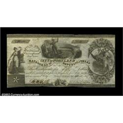 Portland, TX - City of Portland $50 Apr. 29, 1841 Medlar 1This extremely rare note was the only issu