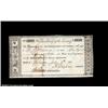 Image 1 : Velasco, TX - Republic of Texas Treasury Warrant $45.00 July 6, 1836 Cr. V2 Medlar 3A very nice exam