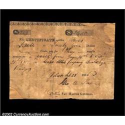 Velasco, TX - Republic of Texas Treasury Warrant $24.00 Sept. 28, 1836 Medlar 6Signed by George M. P