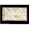 Image 1 : Washington, TX - Republic of Texas Treasury Warrant $9.62 Feb. 8, 1845 Medlar 8The breadth of this c