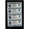 Image 1 : Philadelphia, PA - Philadelphia Clearing House Certificate $5, $10, $20, $50A set of four specimen n