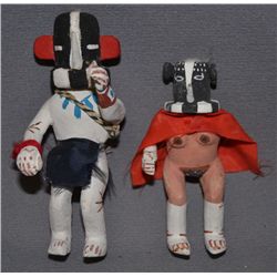 TWO HOPI KACHINAS