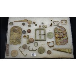 Large Civil War Relic Display