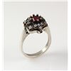 Image 1 : Natural Stone Statement Victorian Design Ring