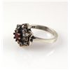 Image 2 : Natural Stone Statement Victorian Design Ring