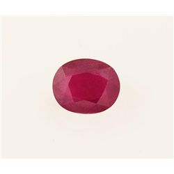 Loose Gemstone Faceted Ruby Corrundum