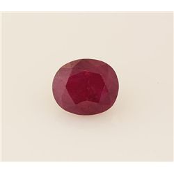 Loose Gemstone Faceted Ruby Corrundum