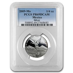 2009 1/4 oz Proof Silver Mexican Libertad PR-69 DCAM PC