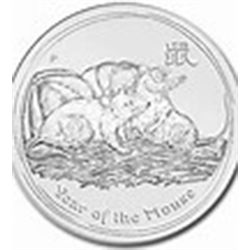 2008 2 oz Silver Lunar Year of the Mouse (Series I)