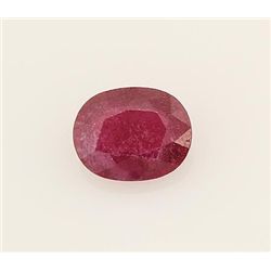 Loose Gemstone Faceted Ruby Corrundum