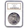 Image 1 : Certified Uncirculated Silver Eagle 1993 MS69