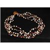 Image 2 : 151.42CTW Multi Color Thread Freshwater Pearl Necklace