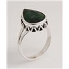 Image 1 : EMERALD BERYL 25.90CTW ANTIQUE LOOKS SILVER RING