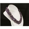Image 1 : Woven Multi-Strand Natural Chip Beads Necklace
