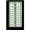 Image 1 : Fr. 2011-B $10 1950A Federal Reserve Notes. Choice-Gem Crisp Uncirculated.A run of ten consecutive p