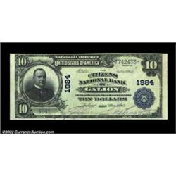 Galion, OH - $10 1902 Plain Back Fr. 628 The Citizens NB Ch. # 1984A lovely piece which is the sole.