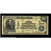 Image 1 : Hicksville, OH - $20 1902 Plain Back Fr. 655 The First NB Ch. # (M)4867A scarce bank, with only six.