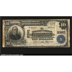 Lebanon, OH - $10 1902 Plain Back Fr. 632 The Lebanon-Citizens NB & TC Ch. # 2360The third title use