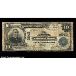 Painesville, OH - $10 1902 Plain Back Fr. 624 The Painesville NB Ch. # 2842Despite an issue which sp