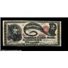 Image 1 : Providence, RI - $2 1875 Fr. 391 The National Eagle Bank Ch. # 1030A lovely Lazy Two with exceptiona