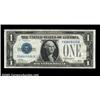 Image 1 : Fr. 1601 $1 1928A Silver Certificate. Y-B Experimental Block. Choice Crisp Uncirculated.The left ser