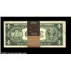 Image 2 : Fr. 1618 $1 1935H Silver Certificates. Pack of 100. Choice-Gem Crisp Uncirculated.An original pack o