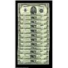 Image 1 : Fr. 1653 $5 1934C Silver Certificates. Gem Crisp Uncirculated.Twelve consecutive crackling fresh and