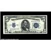 Image 1 : Fr. 1653/Fr. 1654 $5 1934C/1934D $5 Silver Certificates. Changeover Pair. Gem Crisp Uncirculated.A c