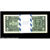 Image 2 : Fr. 1925-L* $1 1999 Federal Reserve Notes. Original Pack of 100. Gem Crisp Uncirculated.A pack of 10