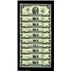 Image 1 : Fr. 1935-I* $2 1976 Federal Reserve Notes. Gem Crisp Uncirculated.Ten consecutive examples of these.