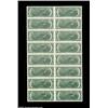 Image 2 : Fr. 1935-J* 1976 $2 Federal Reserve Notes. Uncut Sheet of 16. Gem Crisp Uncirculated.A very rare sta