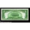 Image 2 : Fr. 1950-K $5 1928 Federal Reserve Note. Choice Crisp Uncirculated.Just a hair too close at the bott