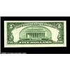 Image 2 : Fr. 1961-F $5 1950 Federal Reserve Note. Wide II. Choice Crisp Uncirculated.Gem but for the centerin