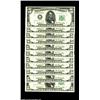Image 1 : Fr. 1962-A $5 1950A Federal Reserve Note. Choice-Gem Crisp Uncirculated.Eleven consecutive examples,