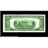 Image 2 : Fr. 2052-B $20 1928B Federal Reserve Note. Gem Crisp Uncirculated.The back is just a touch shifted..
