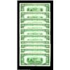 Image 2 : Fr. 2052-G $20 1928B Federal Reserve Notes. Gem Crisp Uncirculated.A lovely consecutive run of ten p