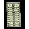 Image 1 : Fr. 2054-F $20 1934 Federal Reserve Notes. Gem Crisp Uncirculated.A run of 10 perfectly centered and