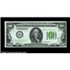 Image 1 : Fr. 2152-B $100 1934 Light Green Seal Federal Reserve Note. Choice Crisp Uncirculated.Bright and att