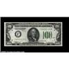 Image 1 : Fr. 2153-F $100 1934A Mule Federal Reserve Note. Choice Crisp Uncirculated.This piece bears the lowe