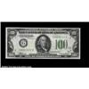 Image 1 : Fr. 2153-G $100 1934A Mule Federal Reserve Note. Choice Crisp Uncirculated.Just a tiny bit of counti
