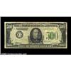 Image 1 : Fr. 2202-G $500 1934A Federal Reserve Note. Very Fine.The note is a little aged and there are a coup
