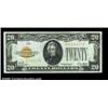 Image 1 : Fr. 2402 $20 1928 Gold Certificate. Choice Crisp Uncirculated.A bright and well centered example. Im