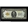 Image 1 : Fr. 2405 $100 1928 Gold Certificate. Very Fine-Extremely Fine.There is some foxing, particularly in.