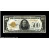 Image 1 : Fr. 2407 $500 1928 Gold Certificate. Very Fine-Extremely Fine.An attractive example with nice bright