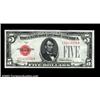 Image 3 : A Quartet of $5 Red Seals.Fr. 1526 $5 1928A Legal Tender Gem CUFr. 1528 $5 1928C Mule Legal Tender G