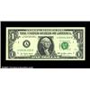 Image 1 : Fr. 1909-A $1 1977 Federal Reserve Note. Gem Crisp Uncirculated.A flawless blank reverse error. Impo